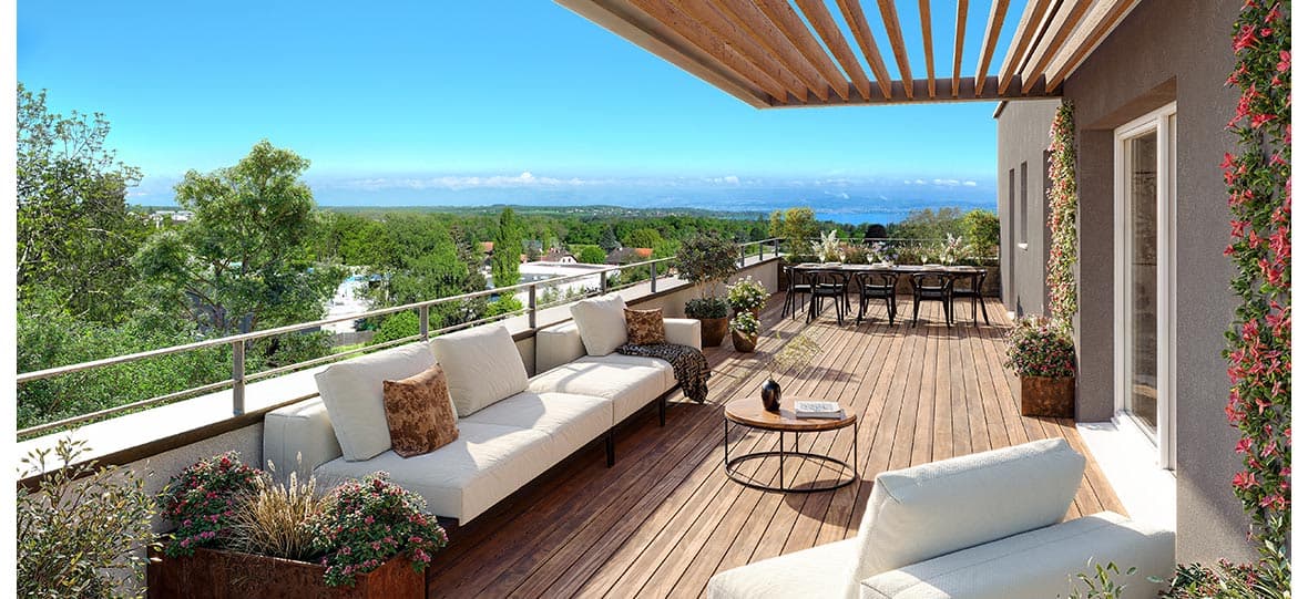 Sciez — Située au cœur d’un environnement paisible, cette nouvelle réalisation propose une sélection d’appar... — Miniature 2