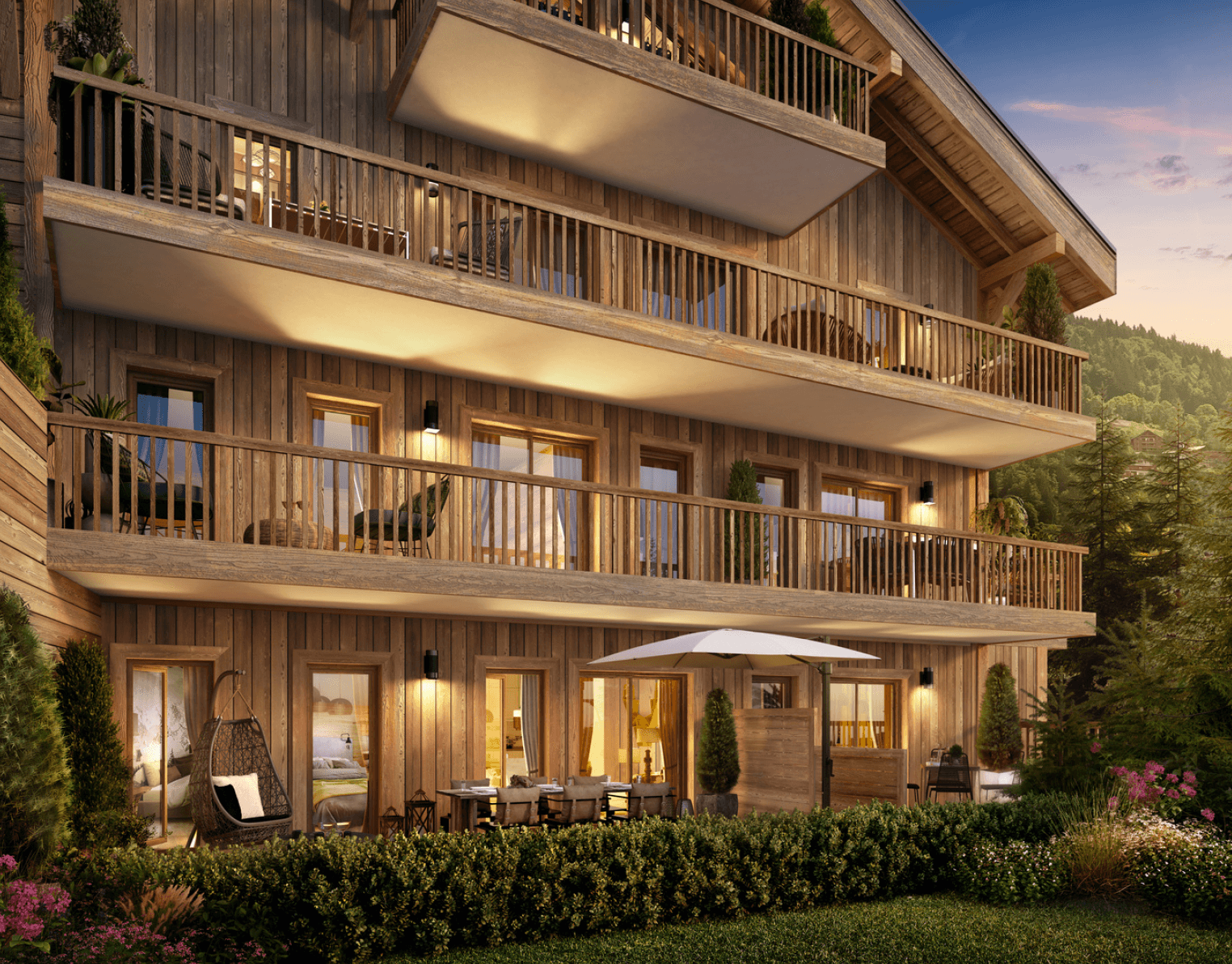 Morzine — Situé dans l’un des plus grands domaines skiables d’Europe, ce projet s’inscrit au cœur d’un ensembl... — Miniature 4