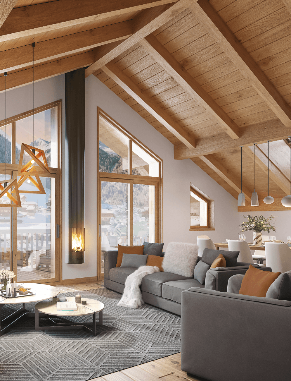 Morzine — Situé au cœur d’un vaste domaine alpin composé de douze villages interconnectés, ce projet résidenti... — Miniature 2