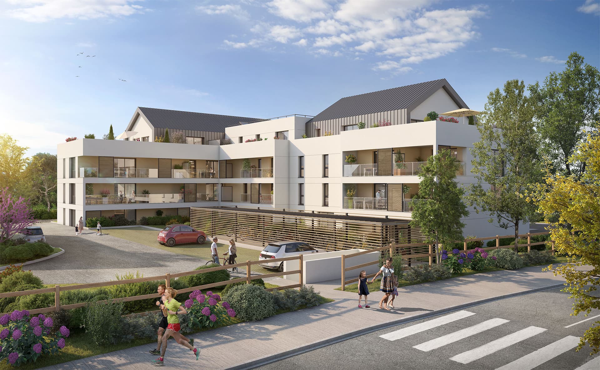 Geveze — Située à Gévezé, dans le département d’Ille-et-Vilaine, cette nouvelle résidence s’intègre harmonieu... — Photo 1