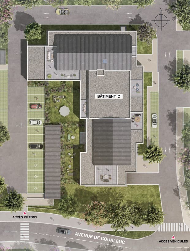 Geveze — Située à Gévezé, dans le département d’Ille-et-Vilaine, cette nouvelle résidence s’intègre harmonieu... — Miniature 2