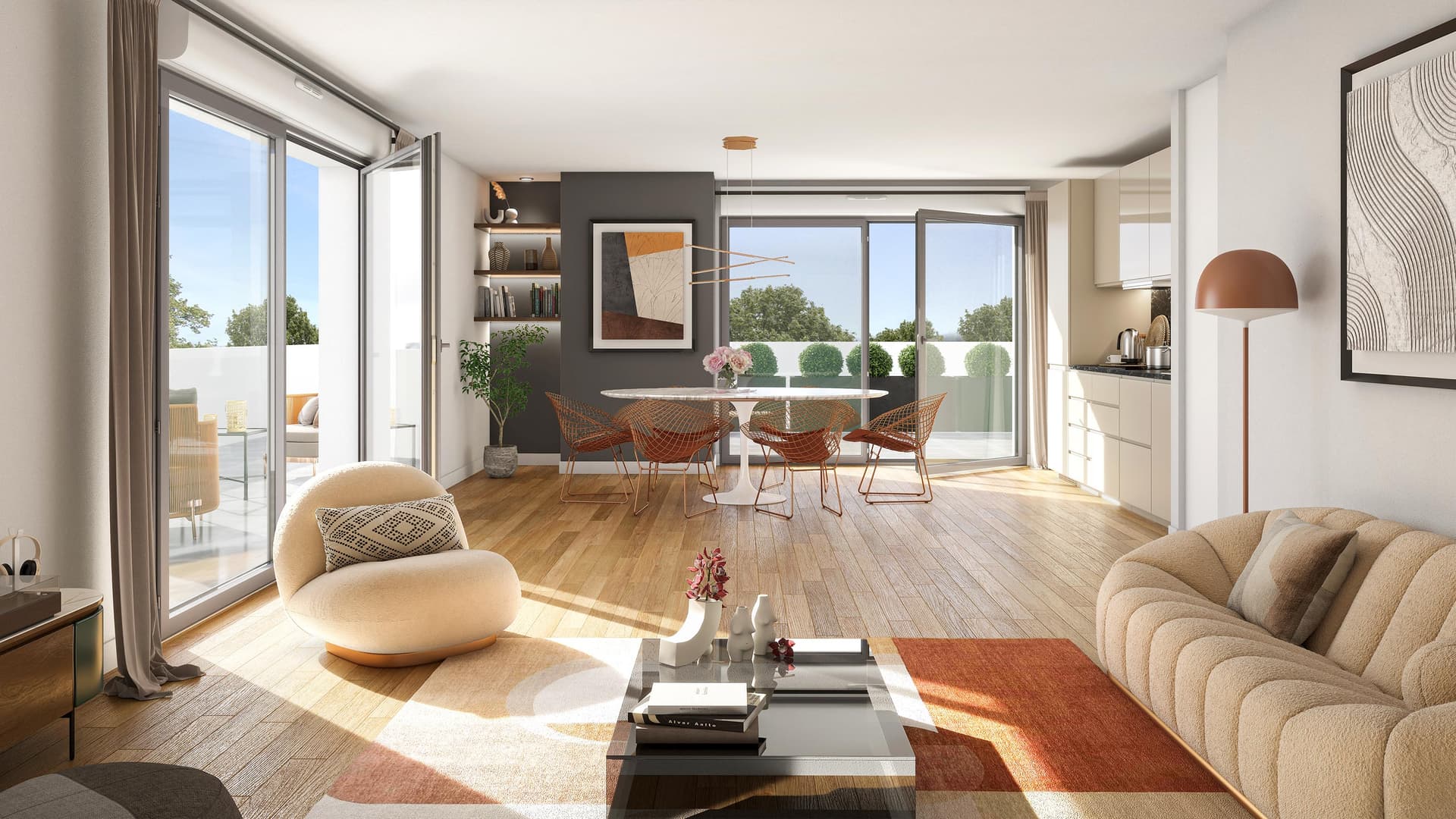 Geveze — Située à Gévezé, dans le département d’Ille-et-Vilaine, cette nouvelle résidence s’intègre harmonieu... — Miniature 3