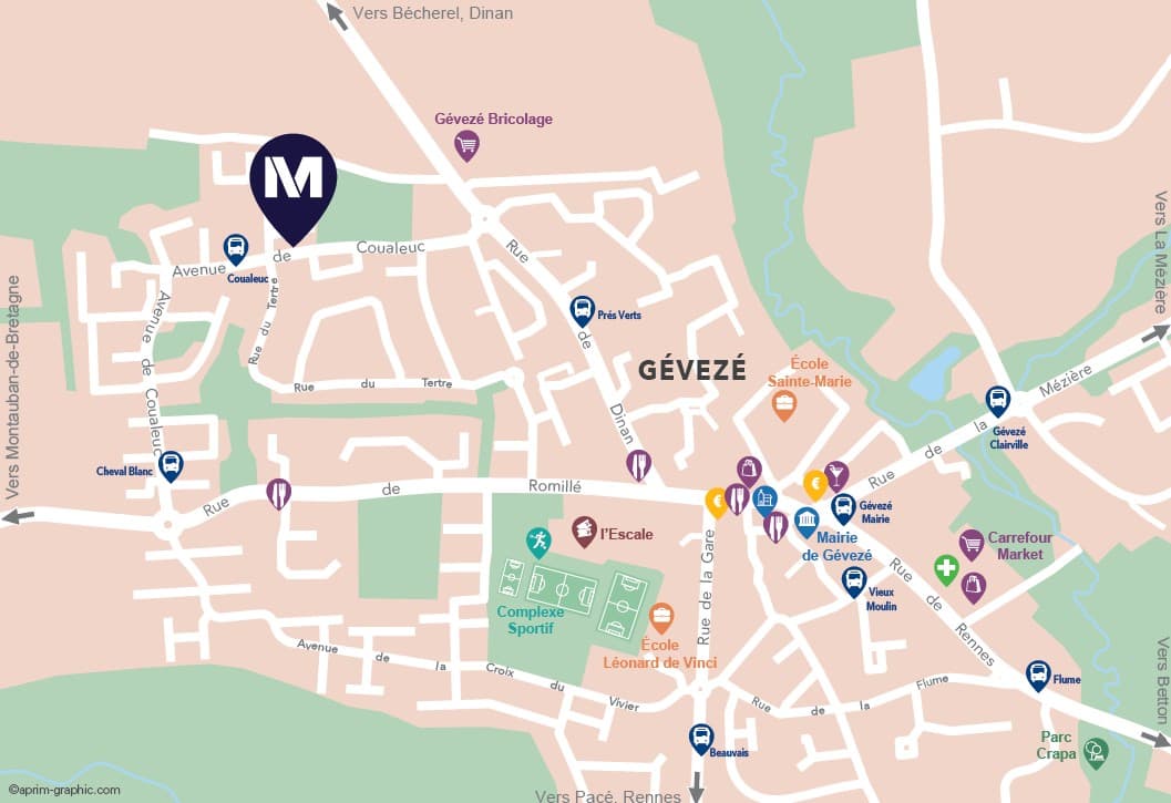 Geveze — Située à Gévezé, dans le département d’Ille-et-Vilaine, cette nouvelle résidence s’intègre harmonieu... — Miniature 8