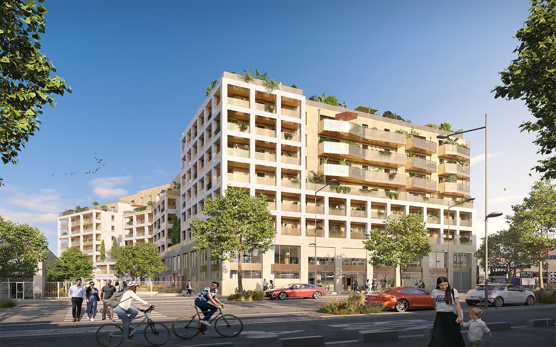 Aubervilliers — Située à Aubervilliers, en limite immédiate de Paris, cette résidence contemporaine propose une séle... — Photo 1