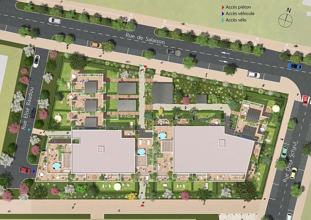 Montpellier — Située au cœur du quartier Montpellier – Millénaire, cette nouvelle réalisation propose une alliance... — Miniature 5