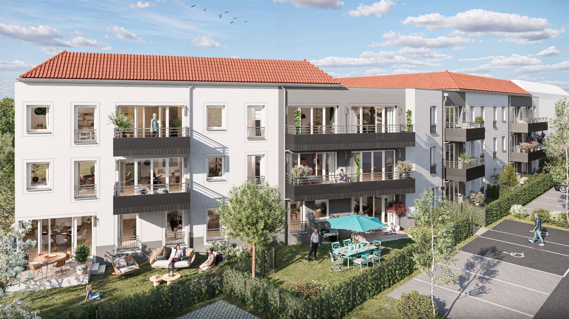 Messy — Située dans le village de Messy, au cœur de la Seine-et-Marne, cette nouvelle résidence s’intègre ha... — Miniature 2