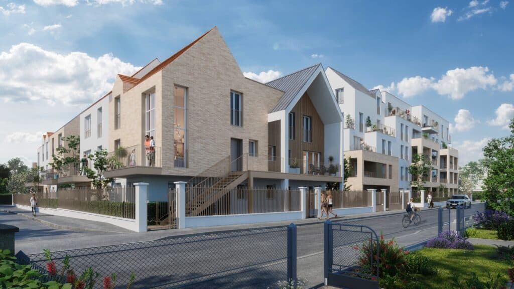 Poissy — Située à proximité immédiate du centre-ville de Poissy, à seulement 1,5 km, cette nouvelle résidence... — Photo 1