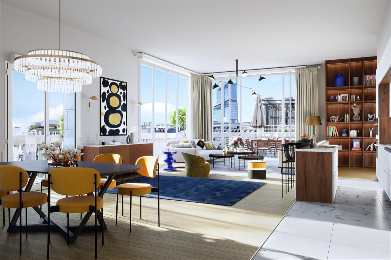 Clichy — Située dans un cadre urbain dynamique, cette résidence neuve propose des appartements spacieux aux t... — Miniature 2