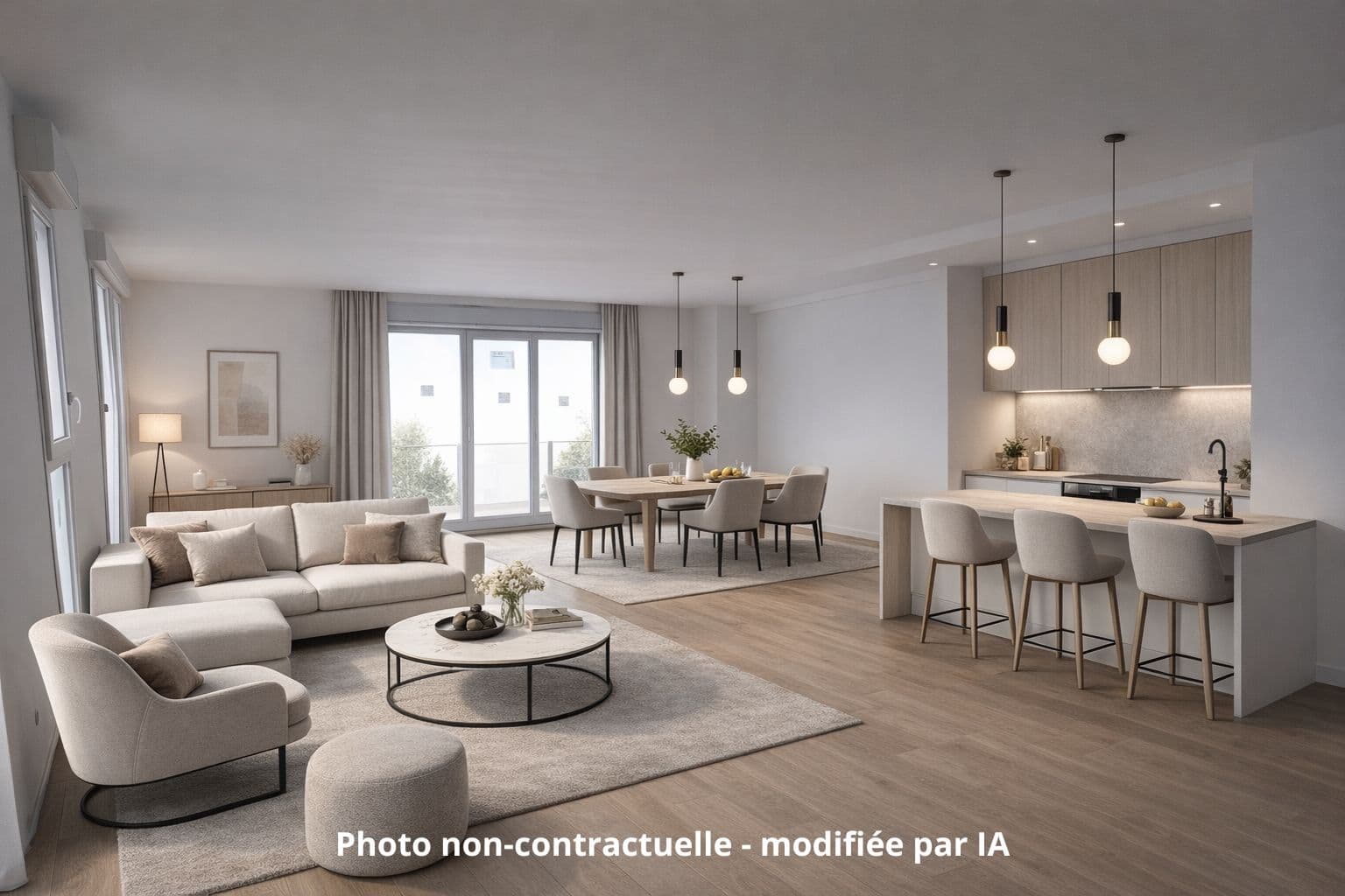 Challes les Eaux — Située à Challes-les-Eaux, à seulement 15 minutes de Chambéry, cette nouvelle réalisation propose un... — Miniature 3