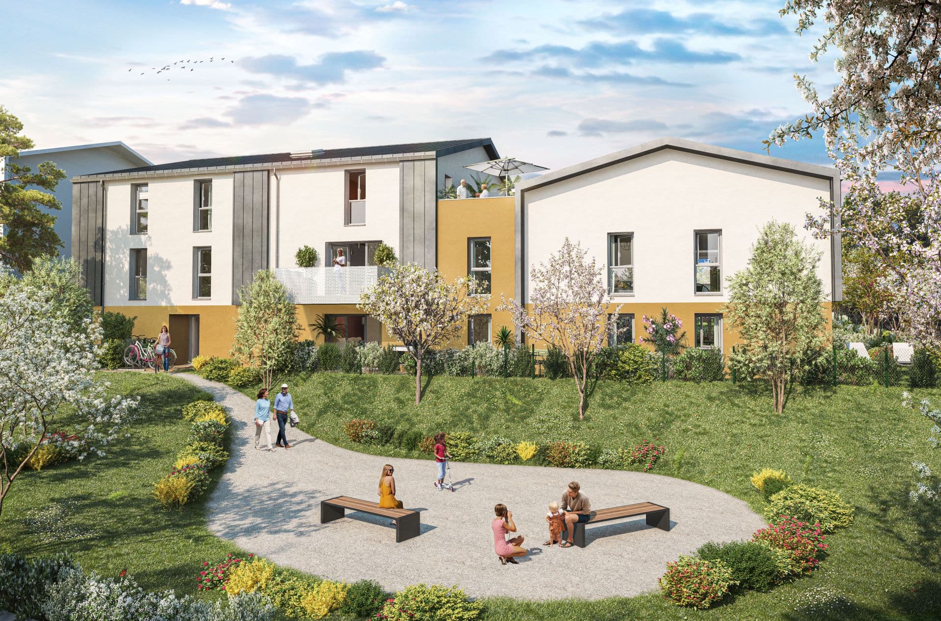 Challes les Eaux — Située à Challes-les-Eaux, à seulement 15 minutes de Chambéry, cette nouvelle réalisation propose un... — Miniature 6