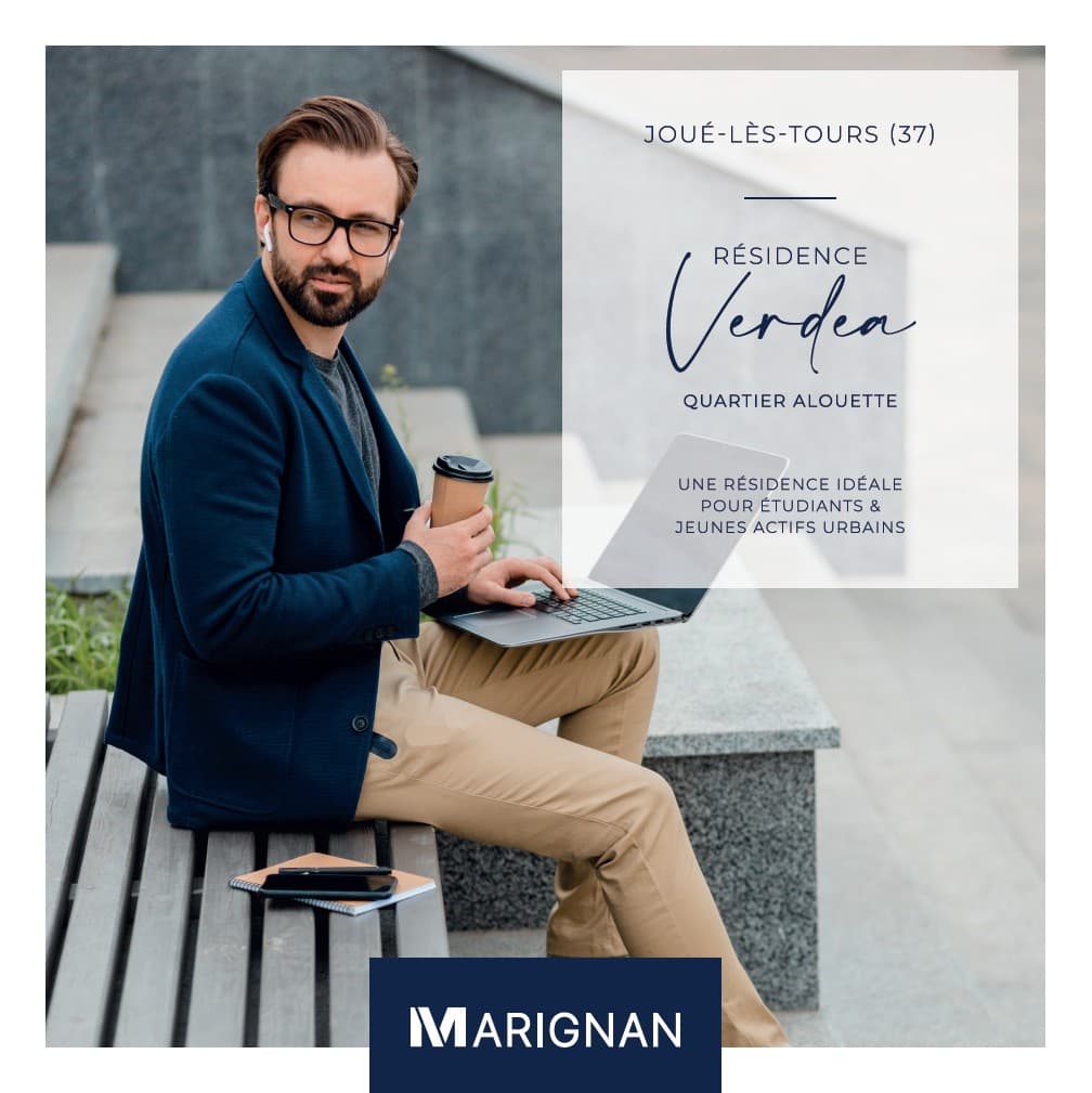 Joue-les-Tours — Située à Joué-lès-Tours, à proximité immédiate de Tours, cette résidence dédiée aux étudiants bénéfi... — Miniature 2