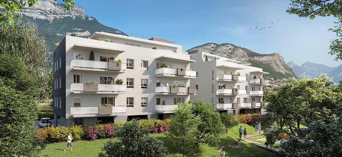 Claix — Au cœur d’un environnement paisible, cette résidence neuve propose des appartements modernes du type... — Photo 1