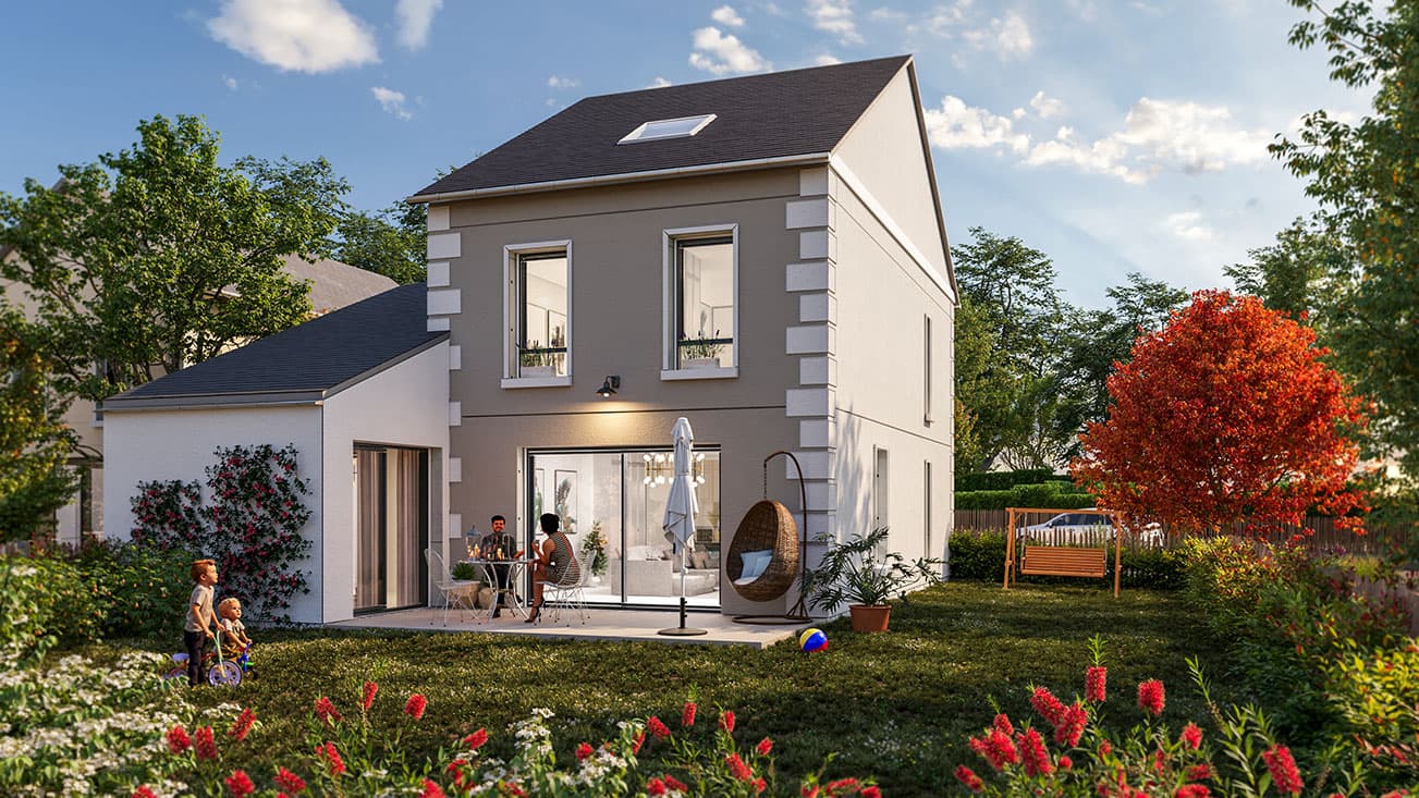 Bernay — Situées à proximité immédiate du centre-ville de Bernay, ces maisons individuelles offrent un cadre ... — Photo 1