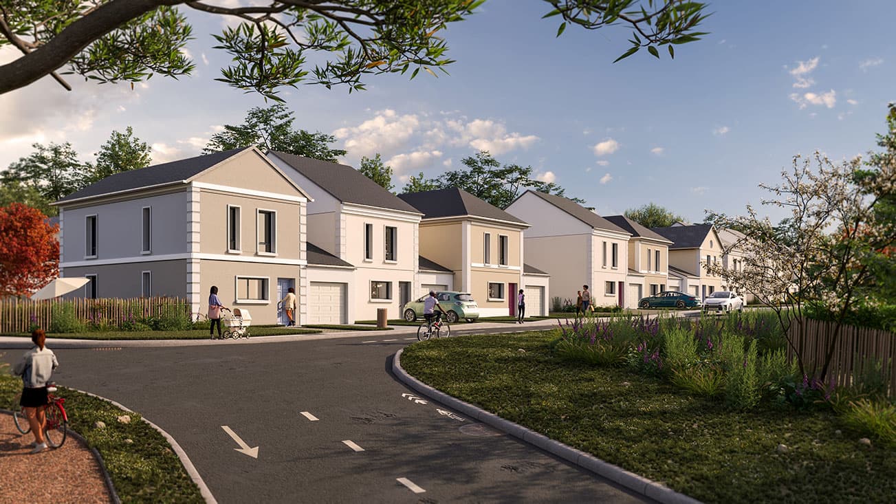 Bernay — Situées à proximité immédiate du centre-ville de Bernay, ces maisons individuelles offrent un cadre ... — Miniature 4