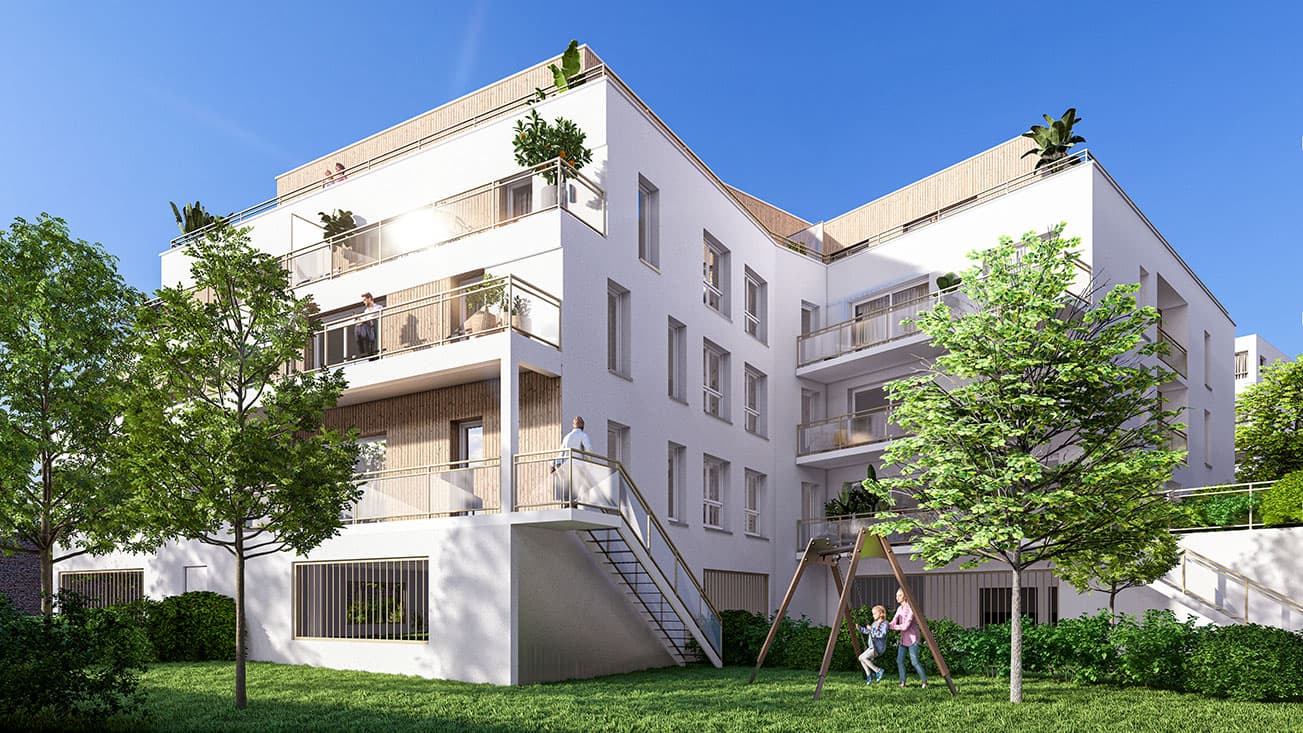 Rouen — Située au cœur de Rouen, cette résidence contemporaine propose un cadre de vie mêlant modernité et s... — Miniature 3