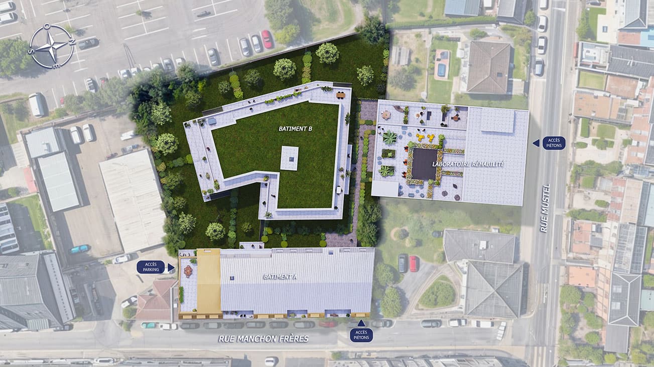 Rouen — Située au cœur de Rouen, cette résidence contemporaine propose un cadre de vie mêlant modernité et s... — Miniature 6