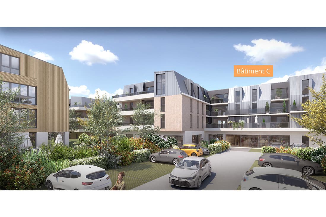 Bois-Guillaume — Idéalement située à Bois-Guillaume, cette nouvelle résidence contemporaine s’intègre harmonieusement... — Miniature 2