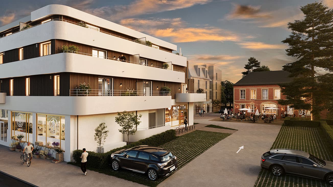 Bois-Guillaume — Idéalement située à Bois-Guillaume, cette nouvelle résidence contemporaine s’intègre harmonieusement... — Miniature 8