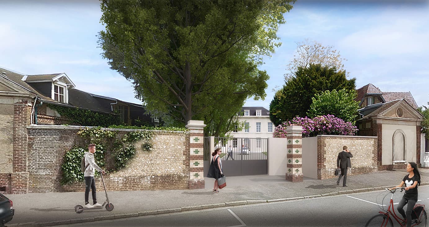 le-Mesnil-Esnard — Au cœur de Mesnil-Esnard, cette résidence se distingue par son histoire et son élégance. Implantée a... — Miniature 7