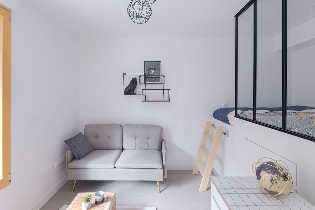 Rouen — Au cœur de la ville, ce spacieux appartement situé au septième et dernier étage d’une résidence de s... — Miniature 7