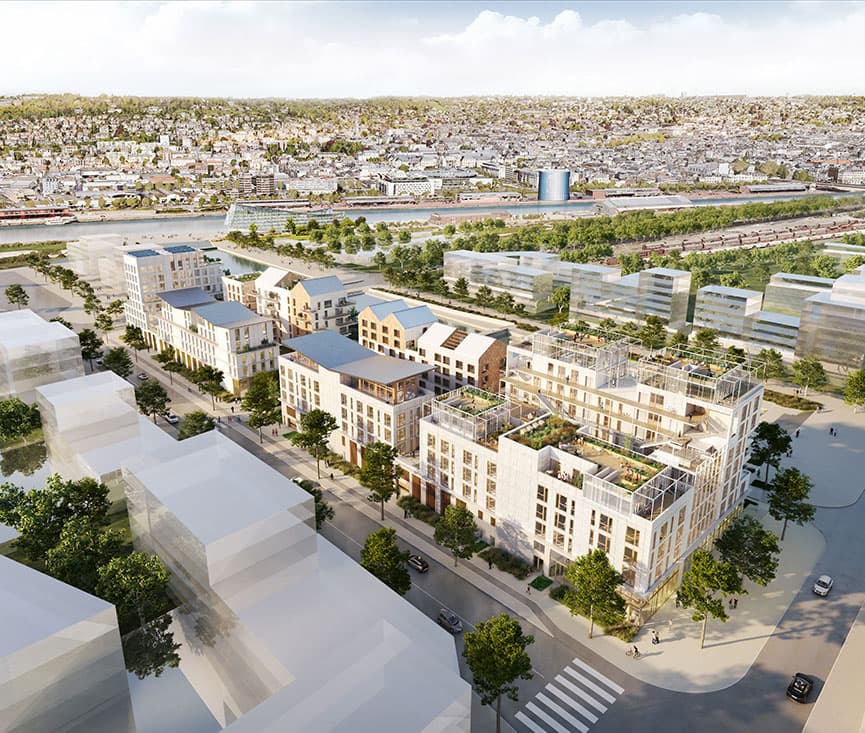 Rouen — Au cœur de la ville, ce spacieux appartement situé au septième et dernier étage d’une résidence de s... — Miniature 10