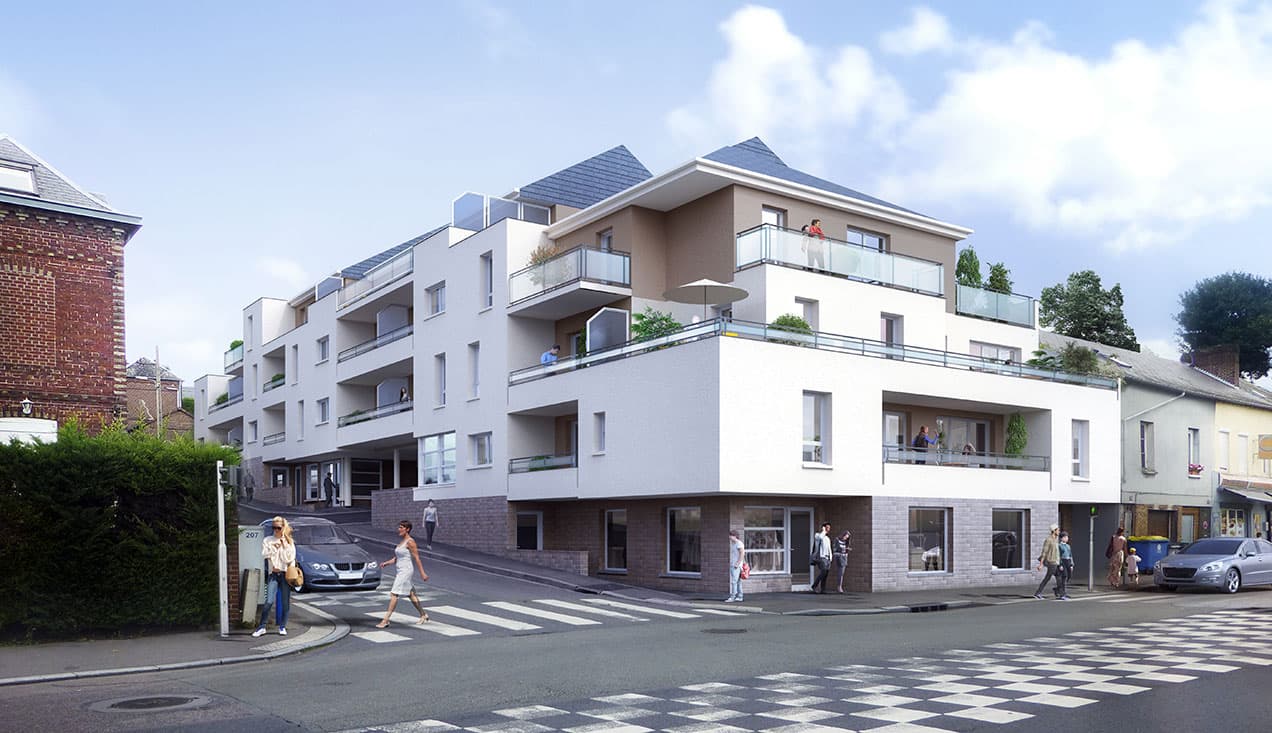 Déville-Lès-Rouen — Au cœur de Déville-lès-Rouen, une résidence contemporaine propose 39 appartements, allant du studio ... — Miniature 2