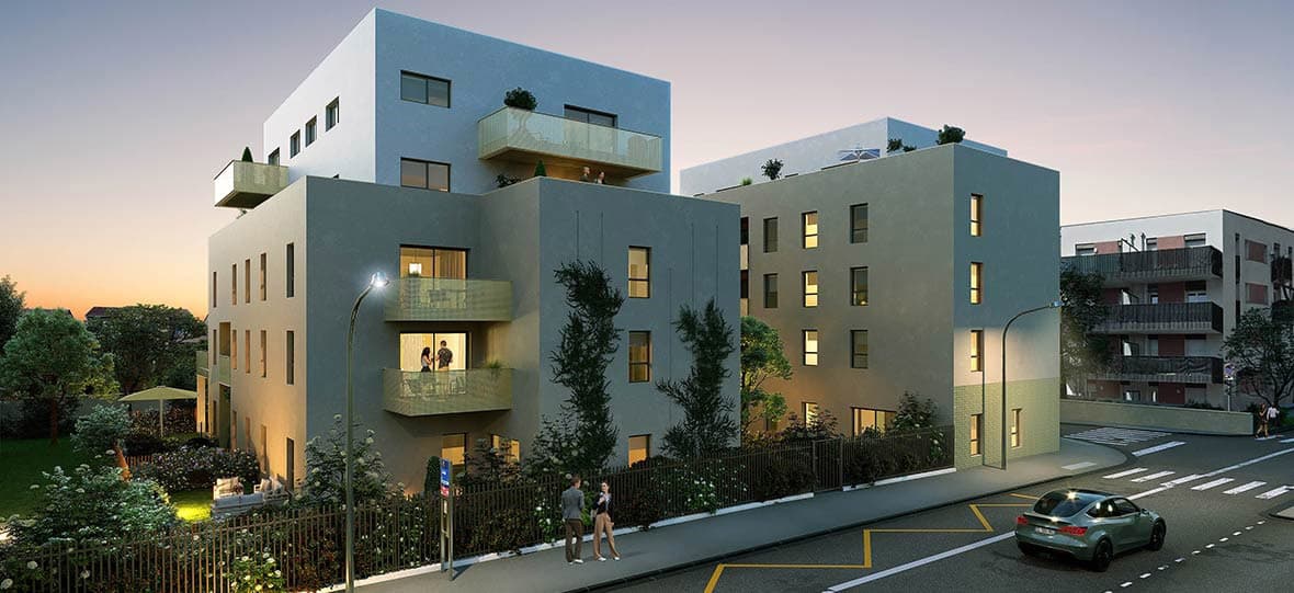 Vaulx-en-Velin — Située dans un environnement résidentiel agréable, cette résidence neuve propose des appartements sp... — Photo 1