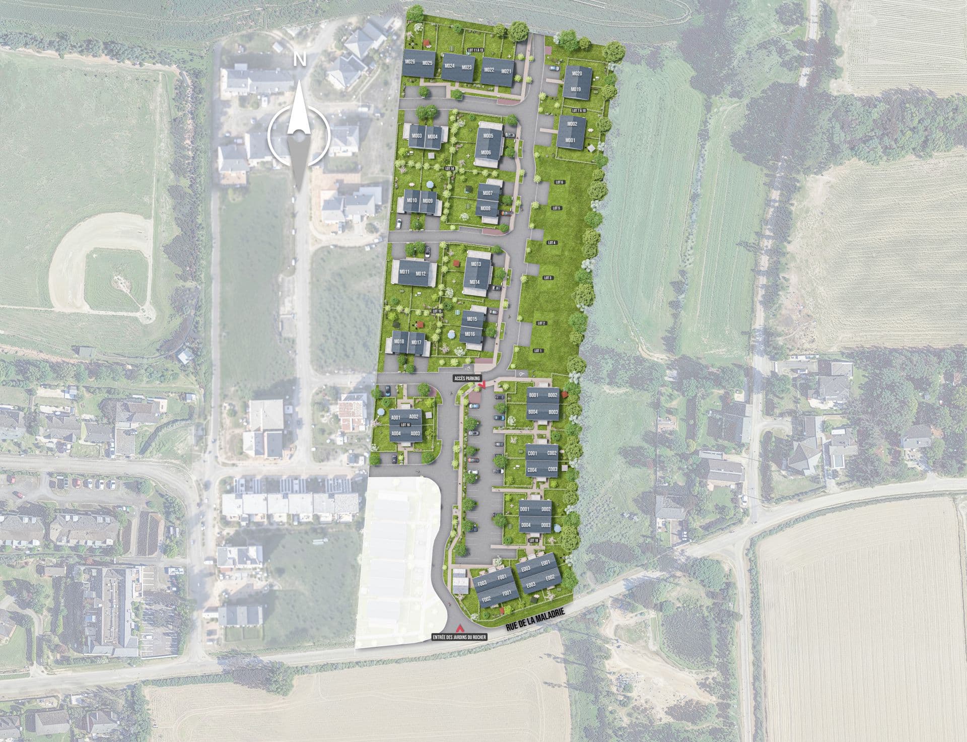 Breal sous Montfort — Située au cœur de Bréal-sous-Montfort, cette nouvelle résidence propose un ensemble de 22 logements ... — Miniature 7