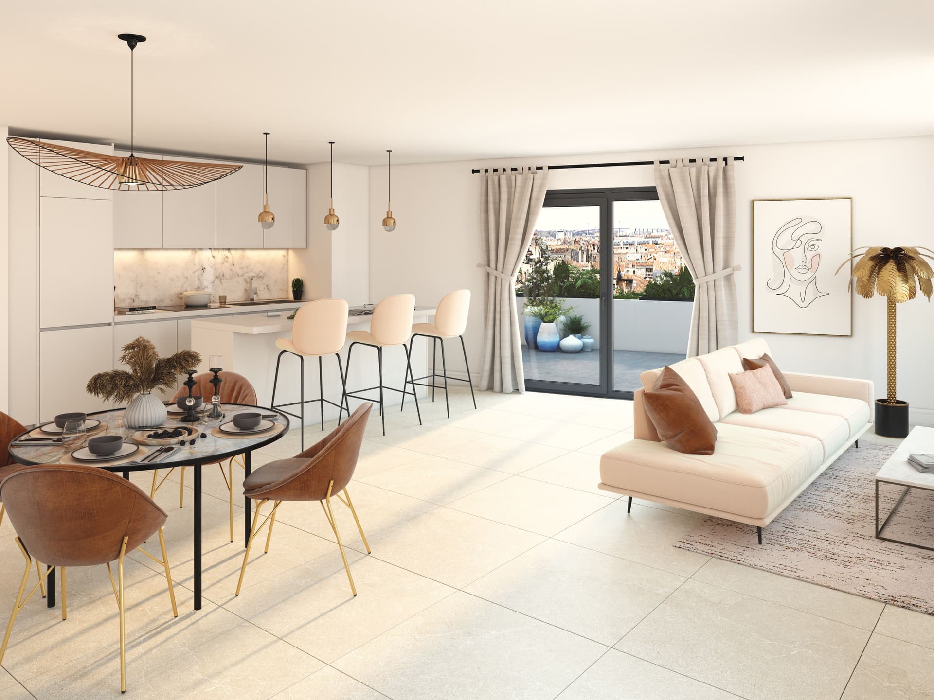 Bordeaux — Située dans un environnement résidentiel calme et verdoyant, cette nouvelle résidence propose des ap... — Miniature 4