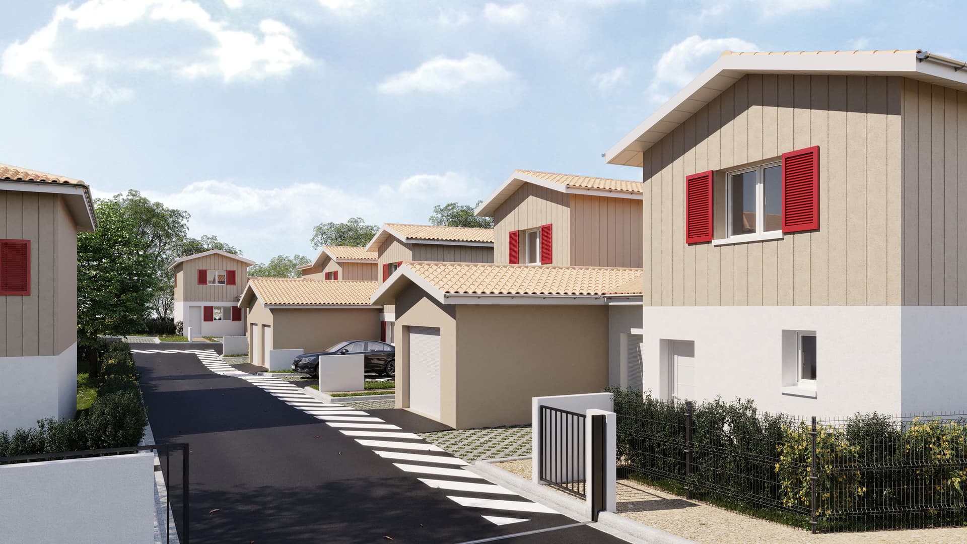 Salleboeuf — Situé dans un environnement paisible et verdoyant, ce programme propose des maisons de type T3 conçu... — Miniature 3