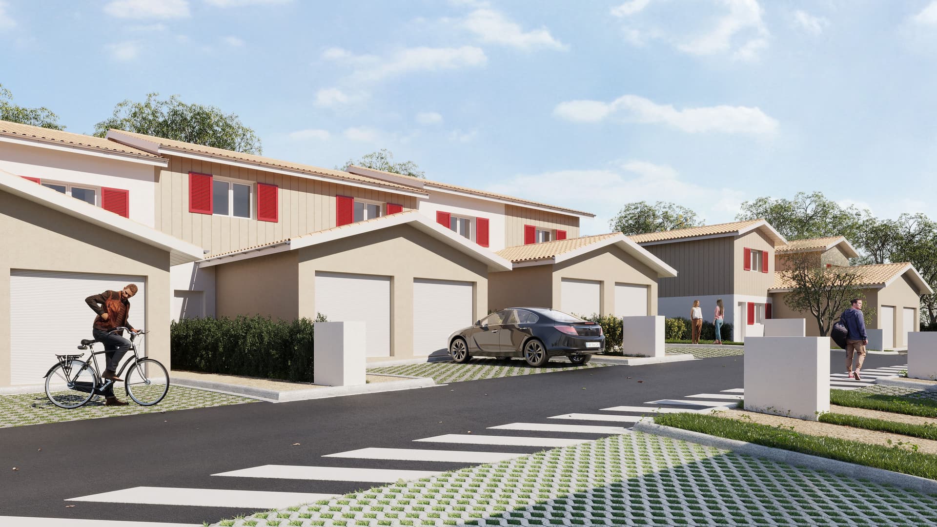 Salleboeuf — Situé dans un environnement paisible et verdoyant, ce programme propose des maisons de type T3 conçu... — Miniature 4