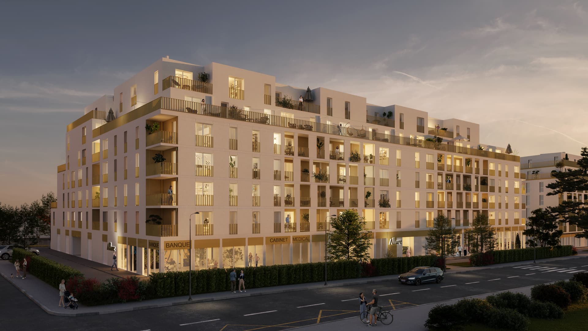 Pontoise — Située à Pontoise, cette résidence se distingue par son architecture contemporaine, composée de terr... — Miniature 3