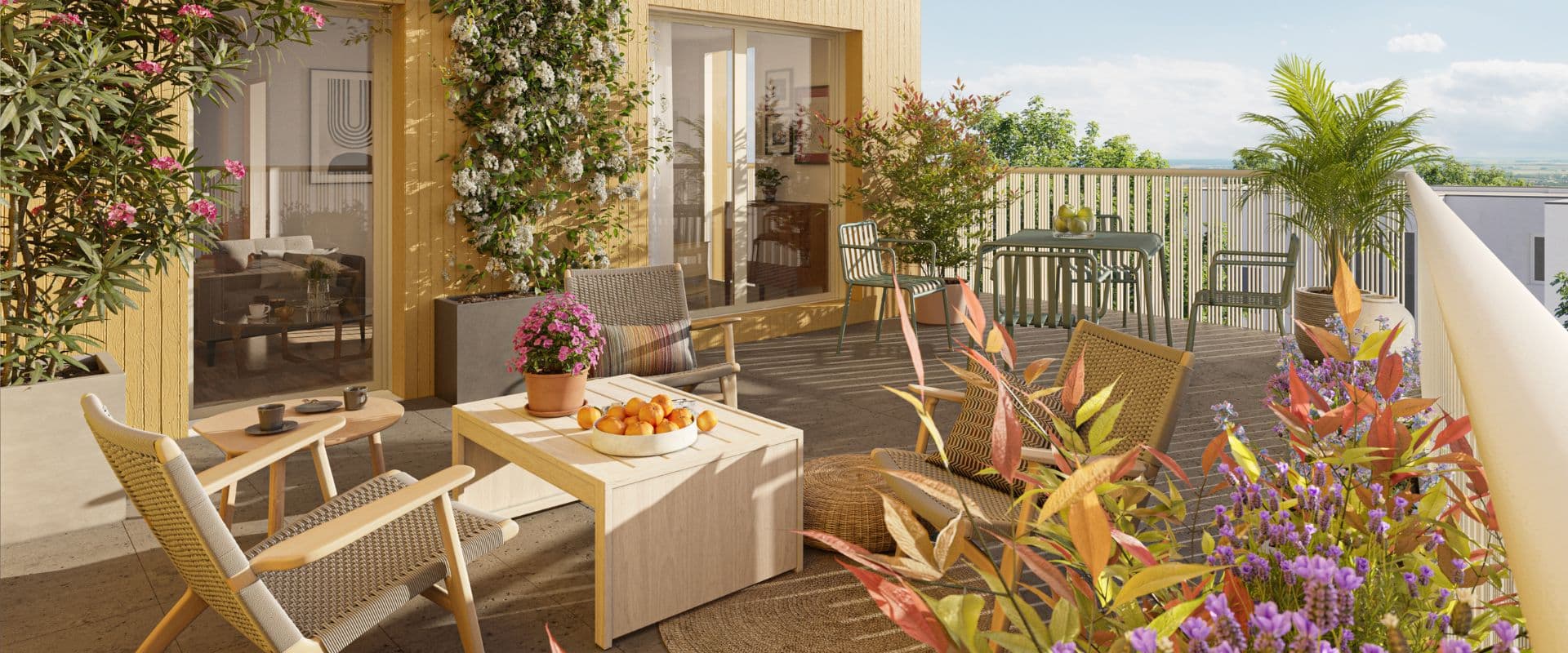 Cergy — Située à Cergy-Pontoise, cette résidence contemporaine propose des appartements spacieux, du deux au... — Miniature 2