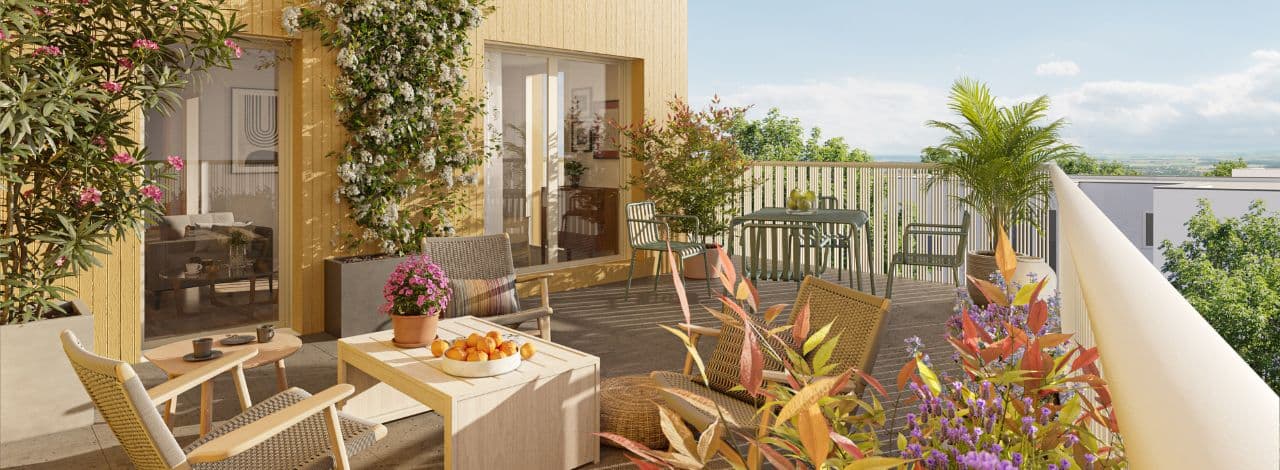 Cergy — Située à Cergy-Pontoise, cette résidence contemporaine propose des appartements spacieux, du deux au... — Miniature 6