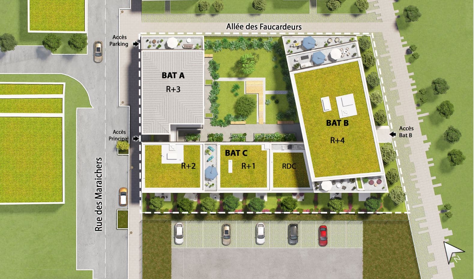 Amiens — Situé entre le centre-ville et les célèbres hortillonnages, à proximité immédiate de la gare, ce pro... — Miniature 2