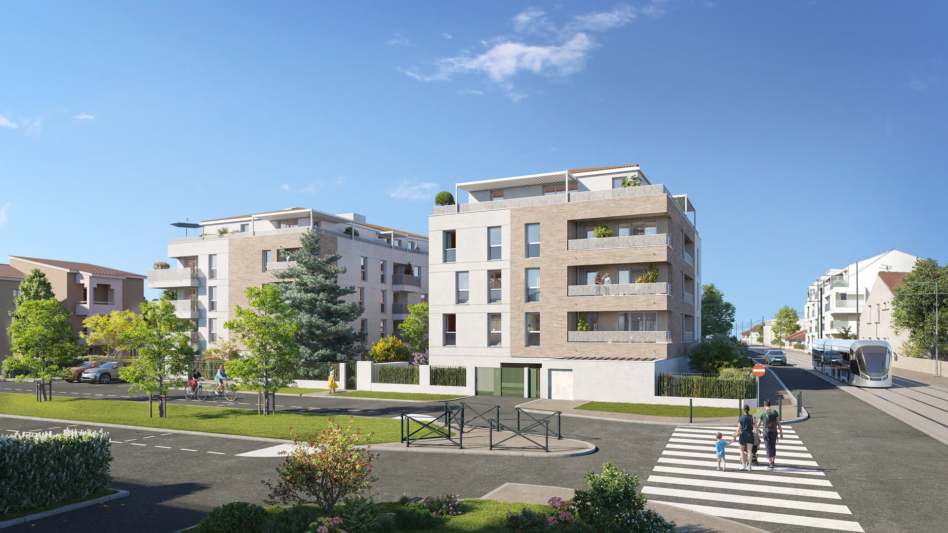 Blagnac — À proximité des principaux axes urbains, cette résidence contemporaine propose 38 appartements du de... — Miniature 2