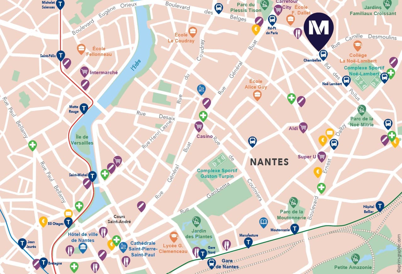 Nantes — Située dans un quartier apprécié de Nantes, cette résidence propose des appartements allant du 2 au ... — Miniature 8