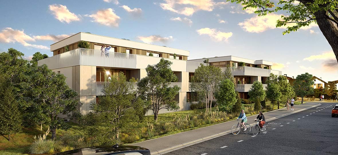Annecy — Située dans un environnement agréable, cette nouvelle réalisation propose des appartements de type T... — Miniature 2
