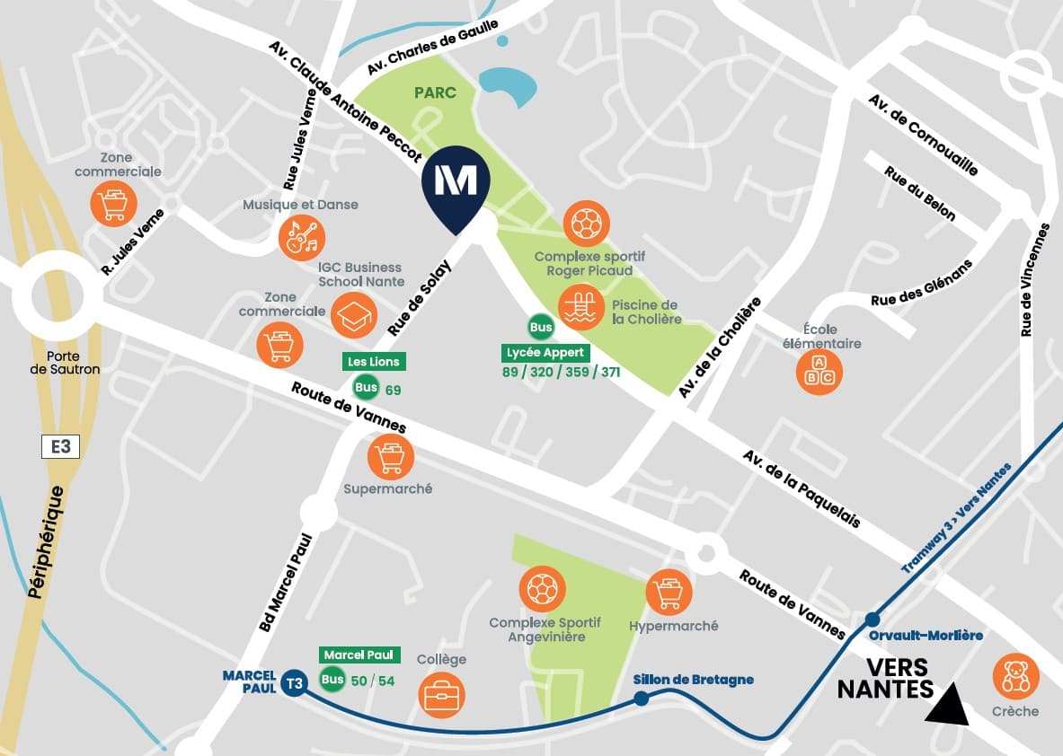 Orvault — Située à la lisière de Nantes Métropole, la commune d’Orvault séduit par son équilibre harmonieux en... — Miniature 7