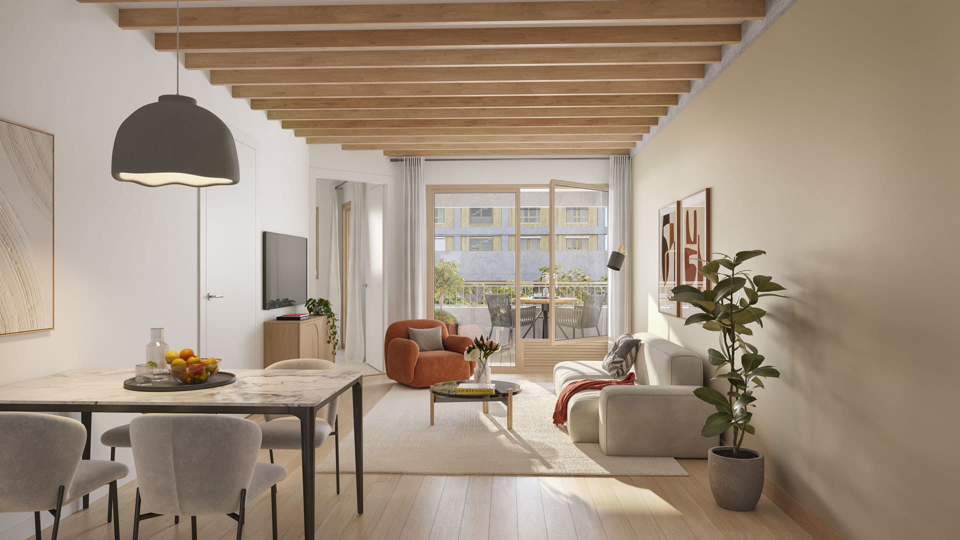 Lyon — Située au sein du quartier Confluence à Lyon, cette nouvelle résidence propose des appartements alla... — Miniature 6