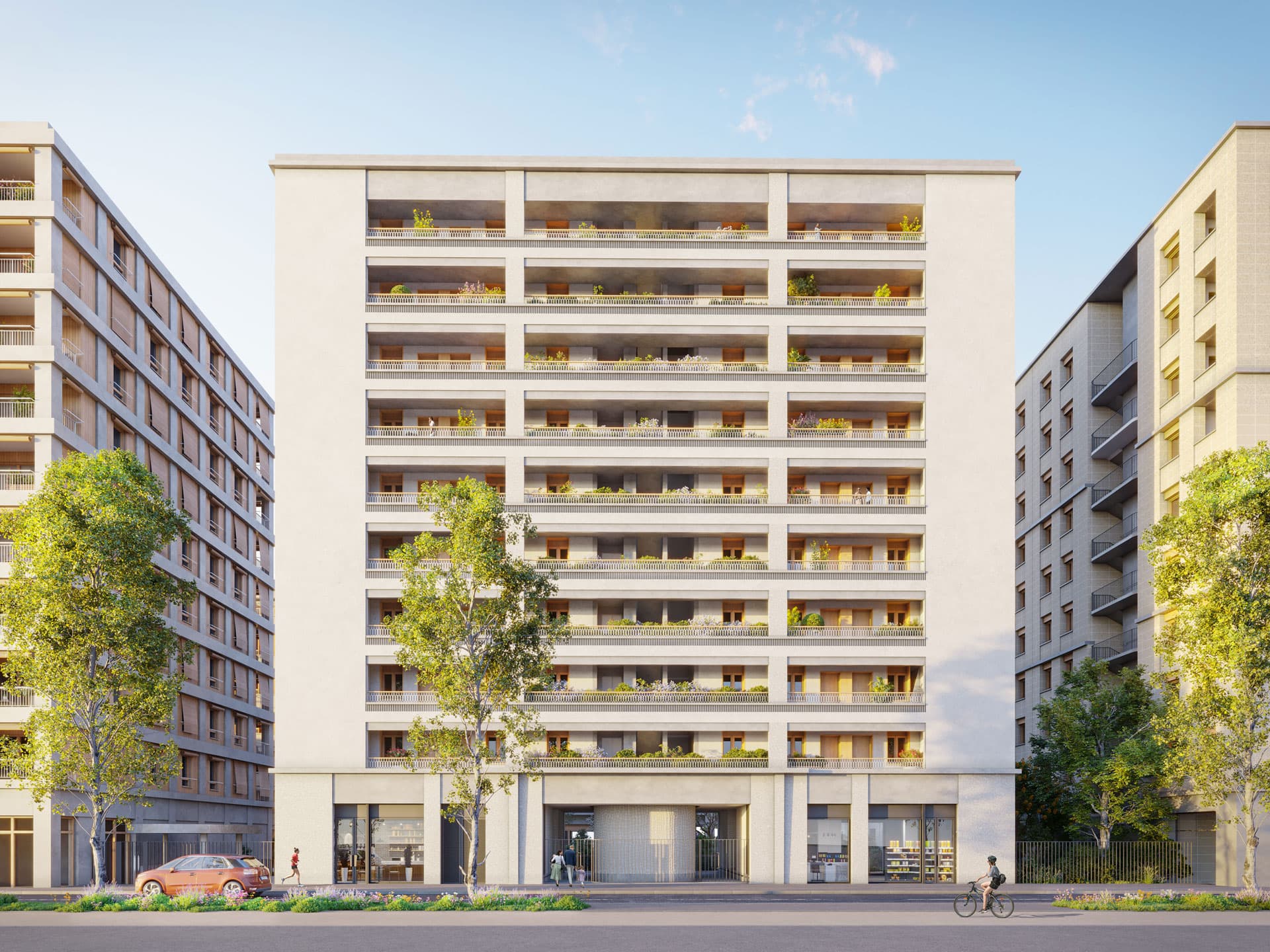 Lyon — Située au sein du quartier Confluence à Lyon, cette nouvelle résidence propose des appartements alla... — Miniature 7