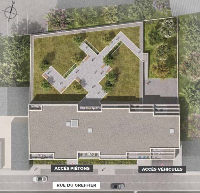 le Mans — Située au cœur du Mans, cette nouvelle résidence propose un cadre de vie intergénérationnel, pensé p... — Miniature 4