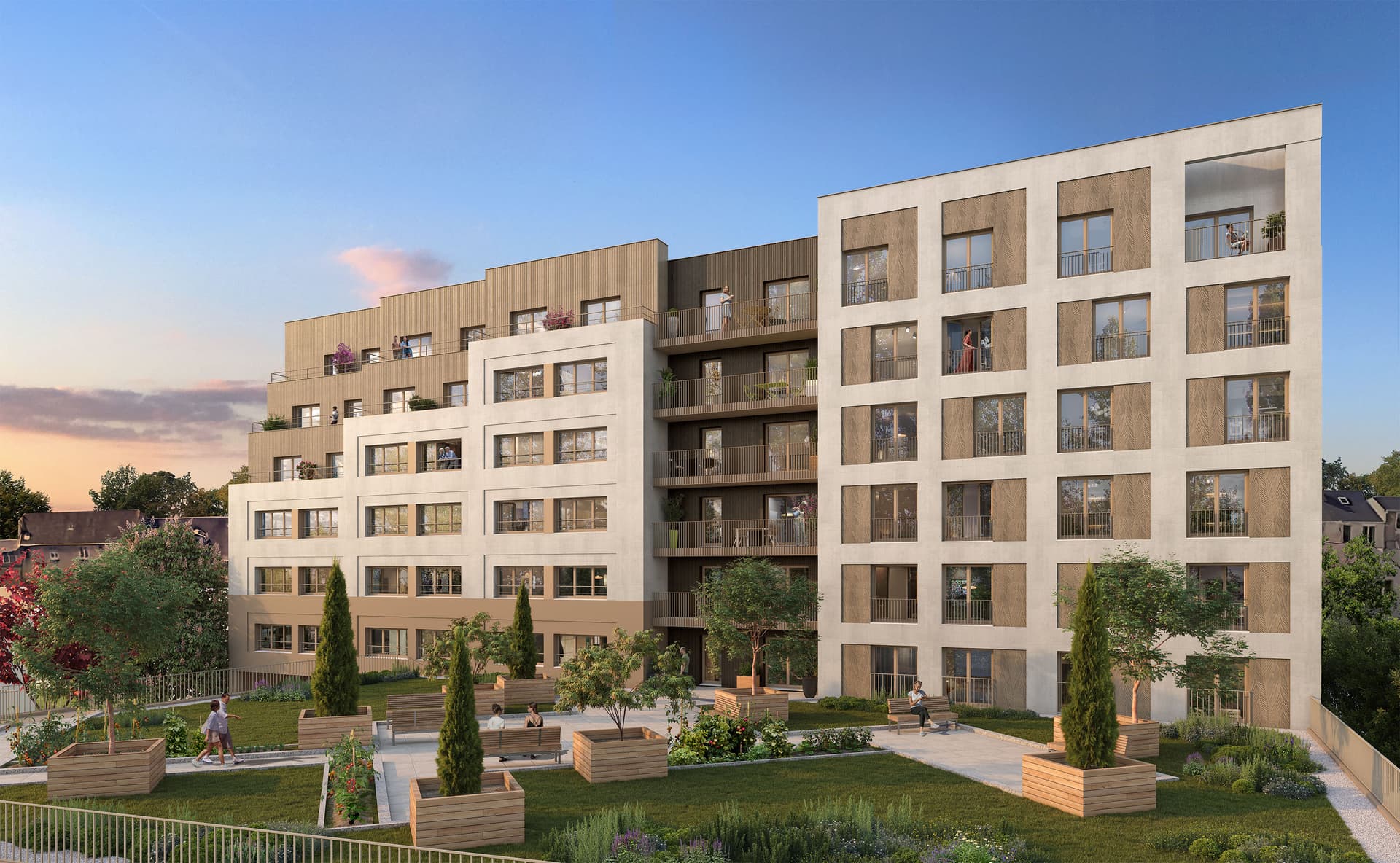 le Mans — Située au cœur du Mans, cette nouvelle résidence propose un cadre de vie intergénérationnel, pensé p... — Miniature 5