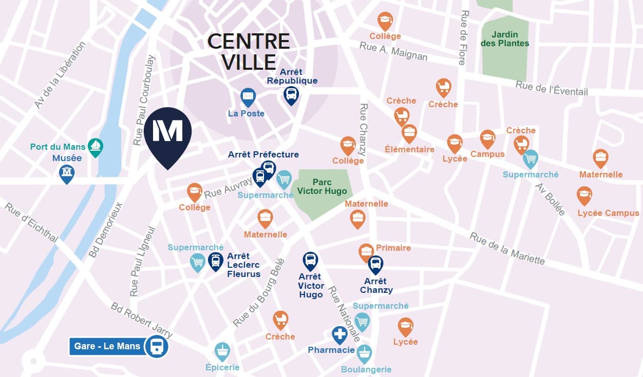 le Mans — Située au cœur du Mans, cette nouvelle résidence propose un cadre de vie intergénérationnel, pensé p... — Miniature 9