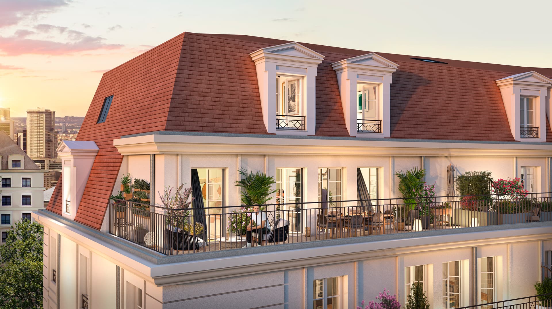 Puteaux — Située au sein de l’EcoQuartier des Bergères à Puteaux, cette nouvelle résidence propose une sélecti... — Photo 1