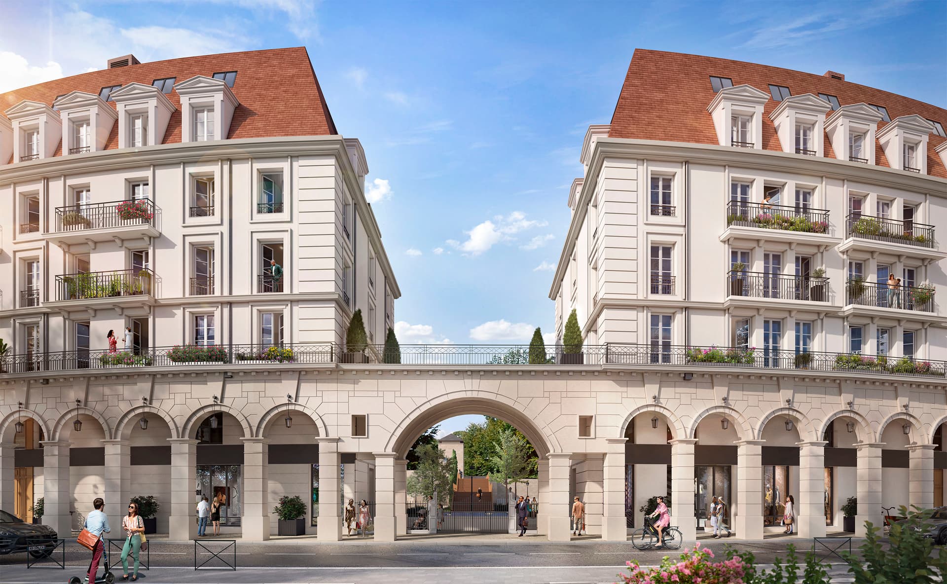 Puteaux — Située au sein de l’EcoQuartier des Bergères à Puteaux, cette nouvelle résidence propose une sélecti... — Miniature 2