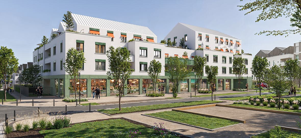 Melun — Située dans un environnement urbain dynamique, cette résidence neuve propose des appartements conçus... — Photo 1