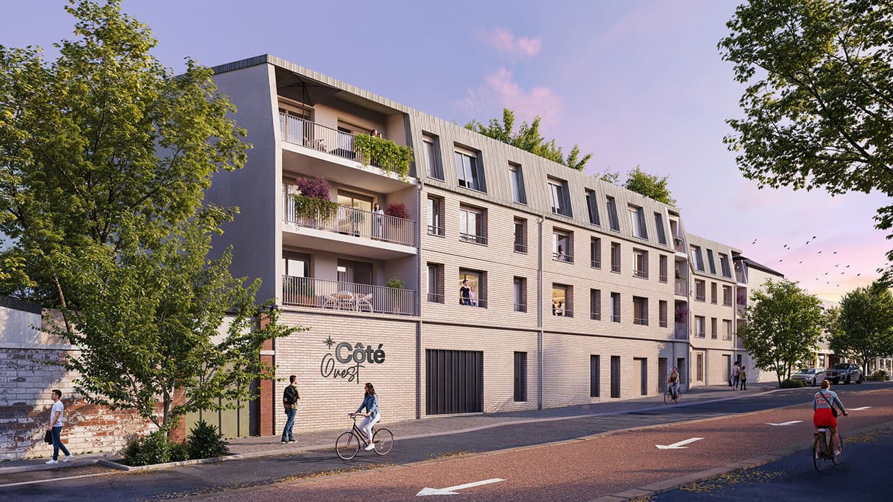 Déville-Lès-Rouen — À quelques minutes de Rouen, une nouvelle résidence contemporaine s’intègre harmonieusement dans un ... — Miniature 3