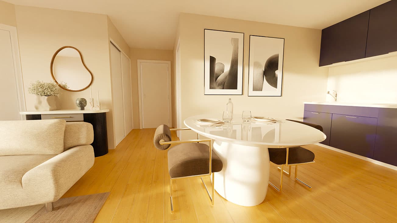 Déville-Lès-Rouen — À quelques minutes de Rouen, une nouvelle résidence contemporaine s’intègre harmonieusement dans un ... — Miniature 4