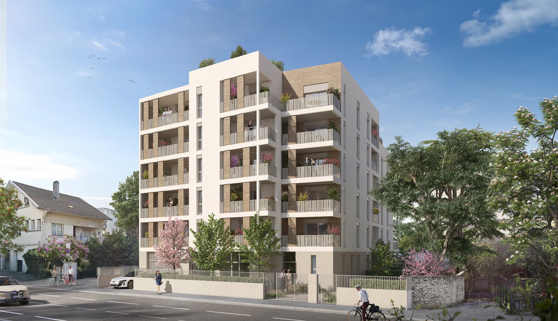 Grenoble — Implantée au cœur d’un quartier urbain en pleine évolution, cette résidence bénéficie d’un environne... — Photo 1